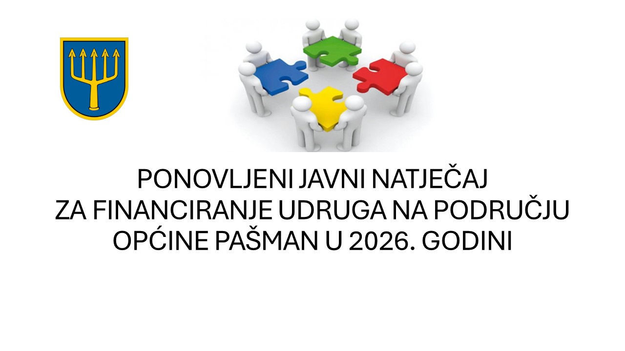 Featured image for “Ponovljeni javni natječaj za financiranje udruga”
